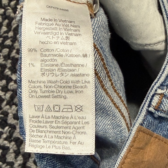 Madewell Curvy 90s Straight Jeans Women’s 29 High Rise Stretch Classic Casual - Picture 5 of 6